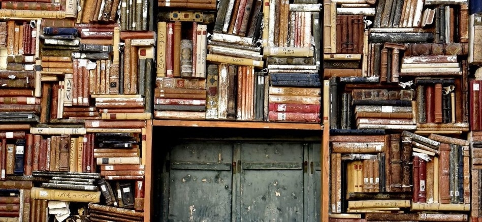 Un mur de livres